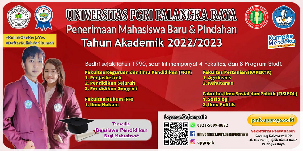 Penerimaan Mahasiswa Baru/Pindahan T.A. 2022/2023